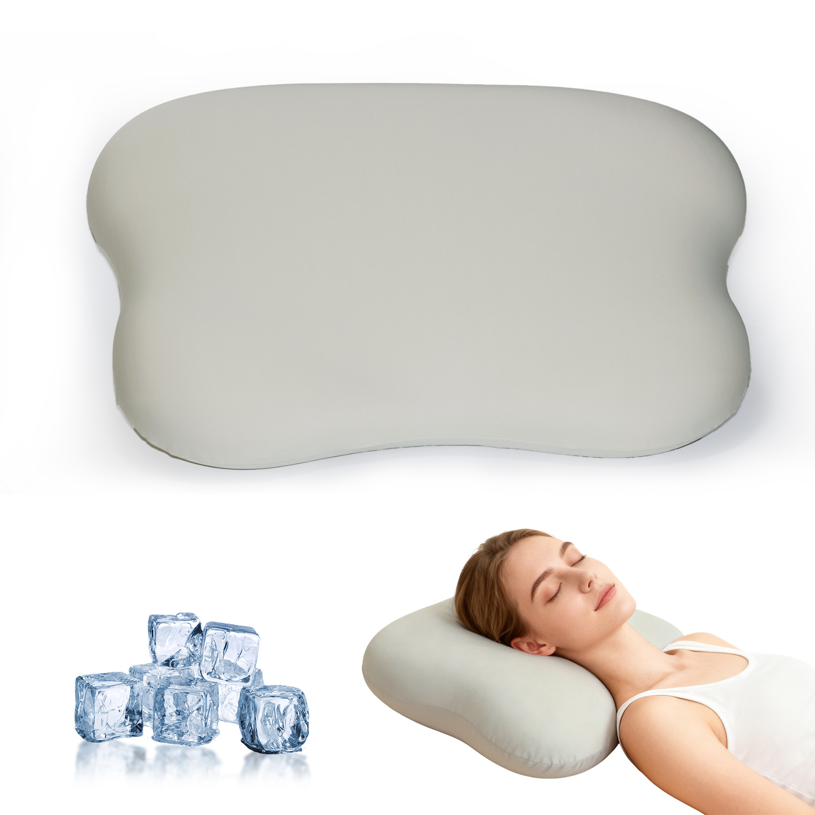 Memory Foam Orthopedic Pillow Neck Pain - Almofada cervical para aliviar dores no
