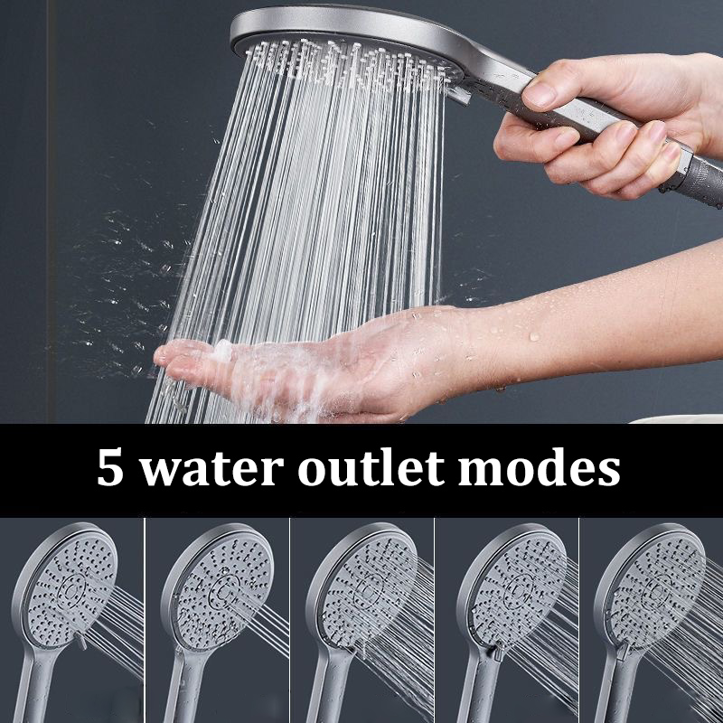 Chuveiro Preto com 5 Modos, Ca - High Pressure Shower Head Handheld avaliação e preço