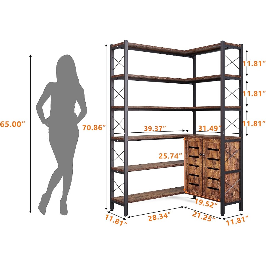 Estante de canto com 6 pratele - Storage & Organization avaliação e preço