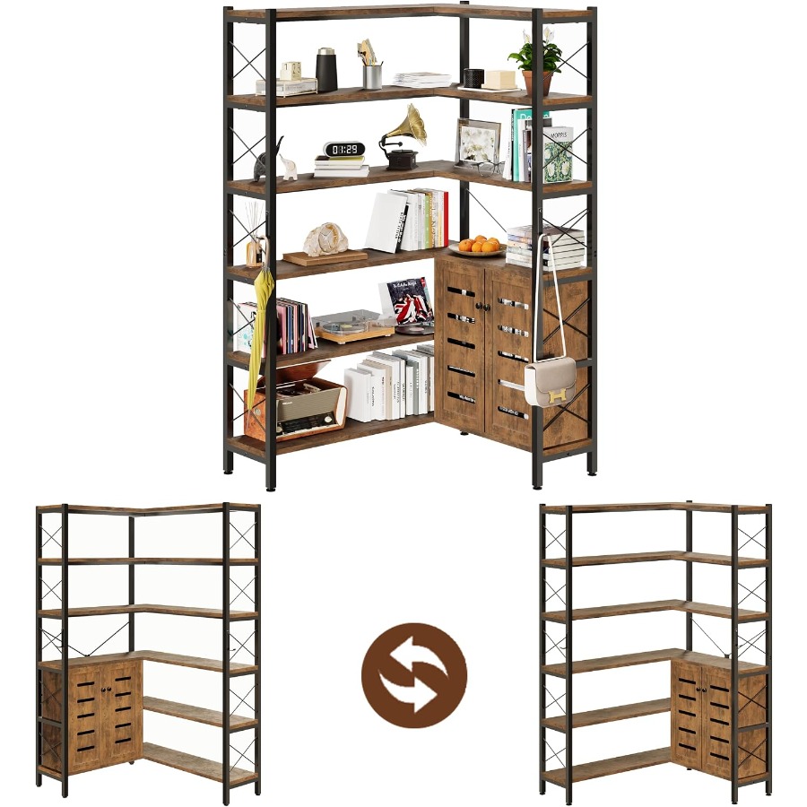 Estante de canto com 6 pratele - Storage & Organization avaliação e preço