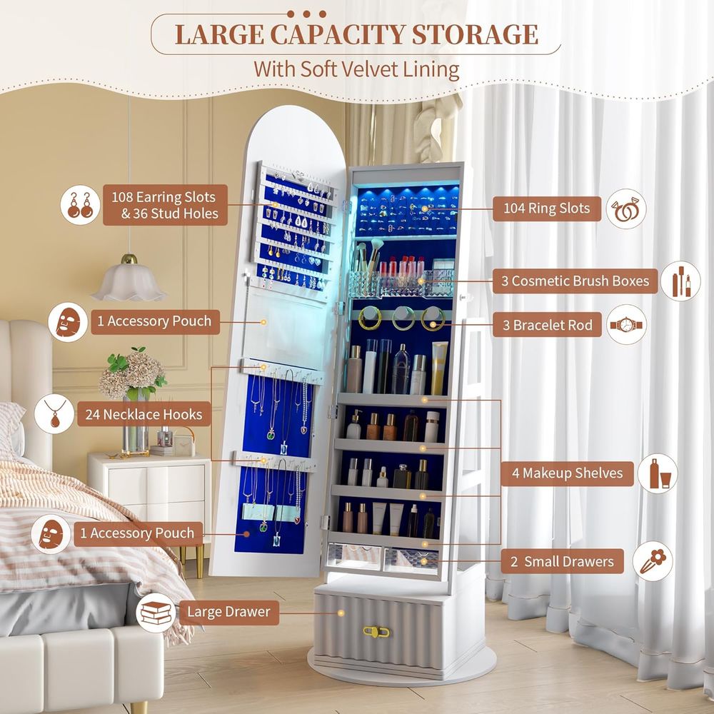 Armário com espelho de 63 pole - Storage & Organization avaliação e preço