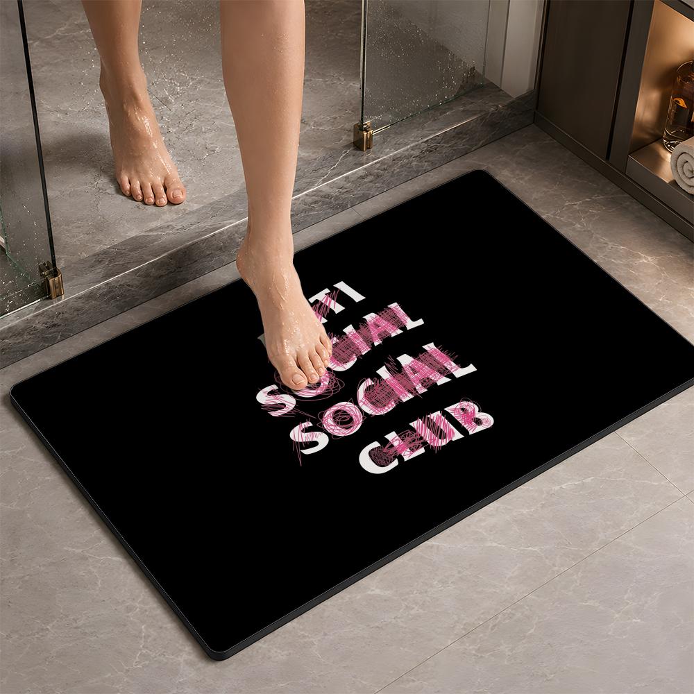 Tapete de Diatomita Fashion A  - Quick Dry Diatomite Bath Mat avaliação e preço