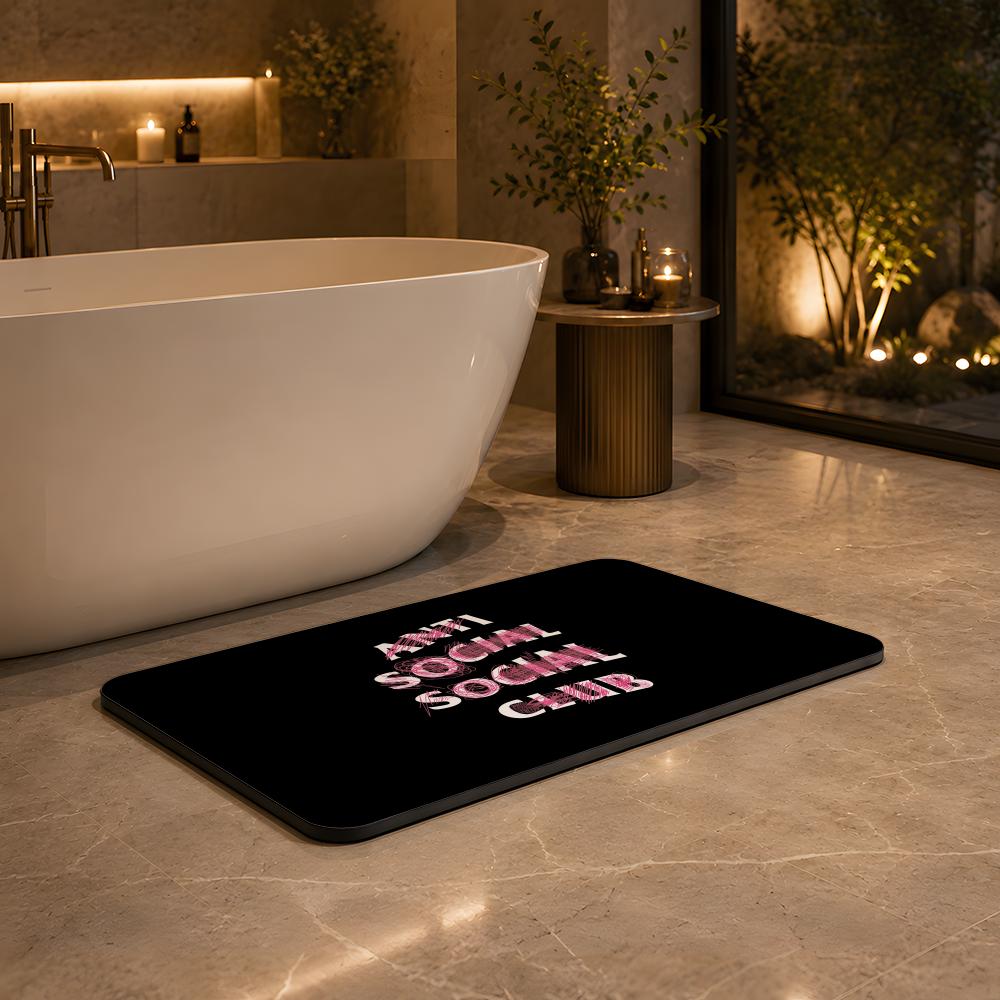 Tapete de Diatomita Fashion A  - Quick Dry Diatomite Bath Mat avaliação e preço