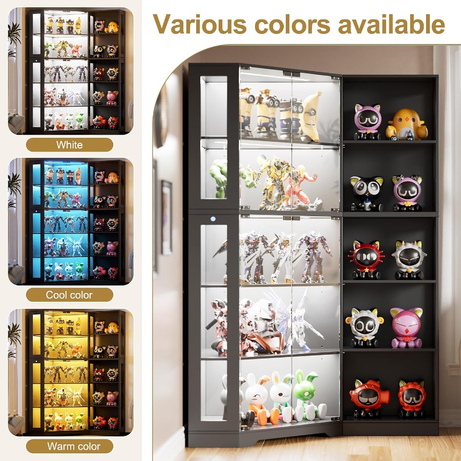 Vitrine de canto com portas de - Storage & Organization avaliação e preço