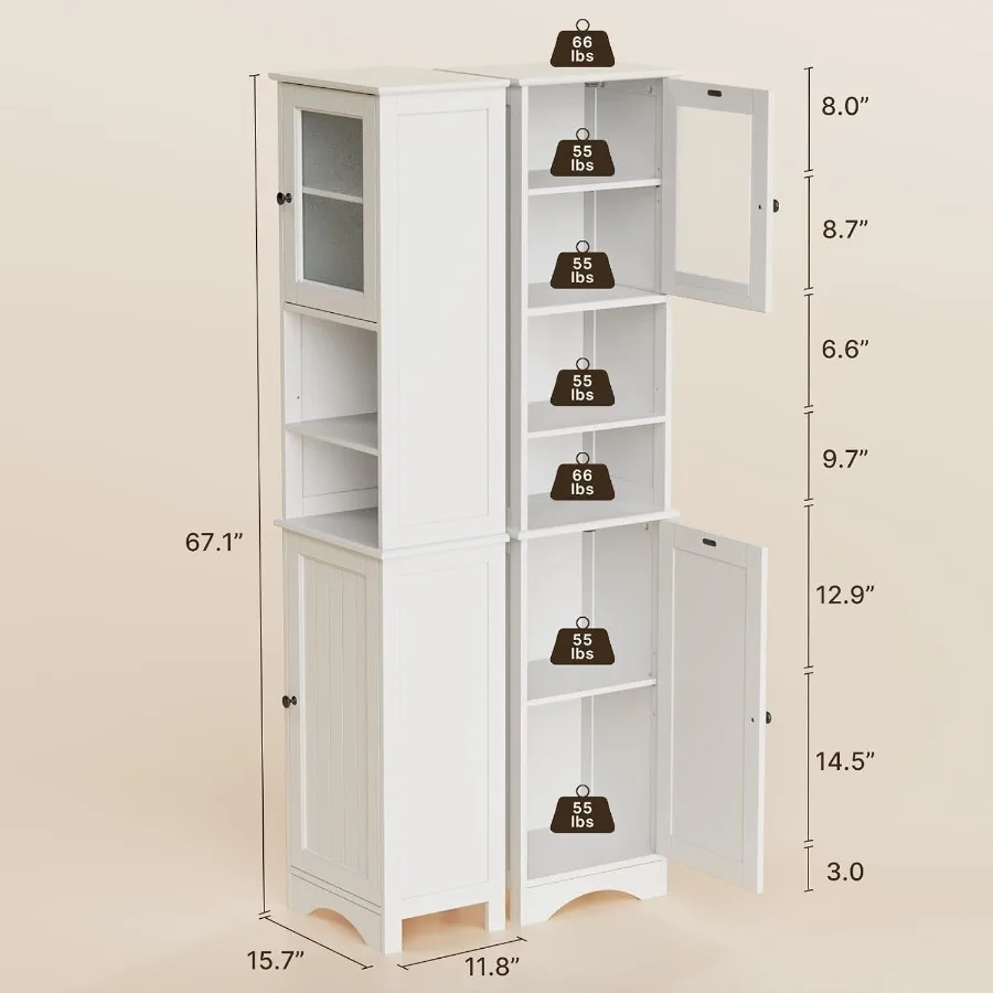 Conjunto de armários para orga - Storage & Organization avaliação e preço