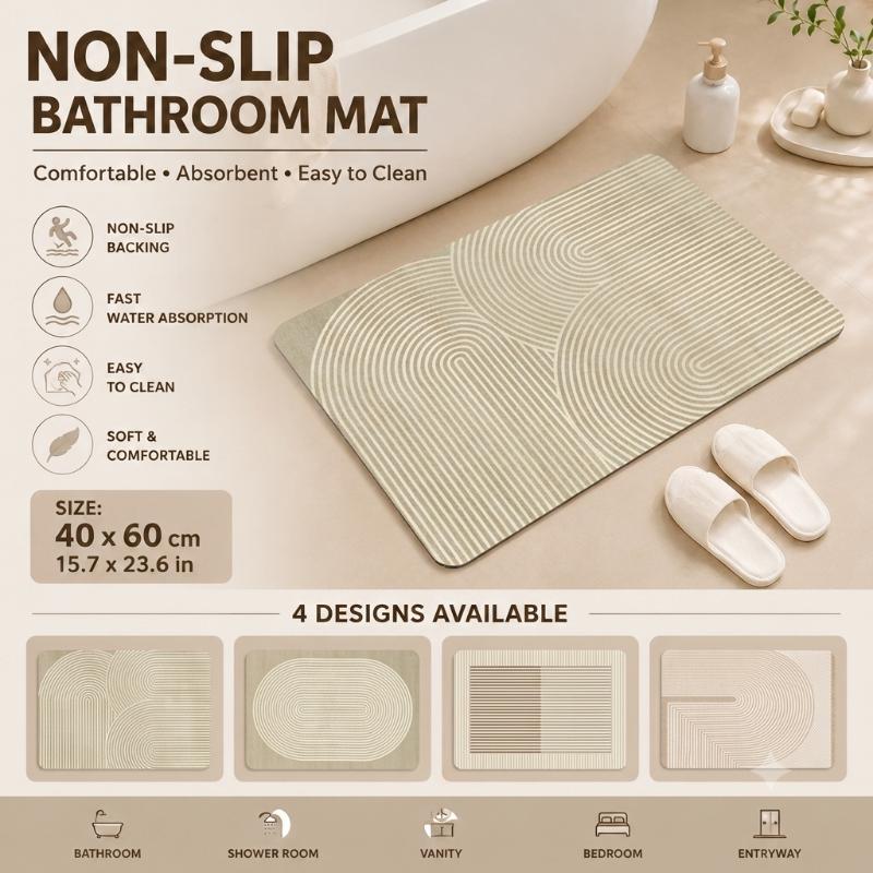 Tapete de Banho de Diatomita d - Quick Dry Diatomite Bath Mat avaliação e preço